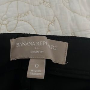 Faux leather banana republic pants